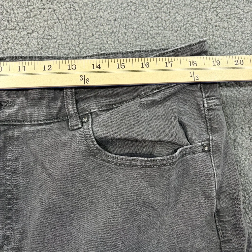 DL1961 Jeans Mens 40 Charcoal Avery Modern Straight Leg Stretch Denim Pants